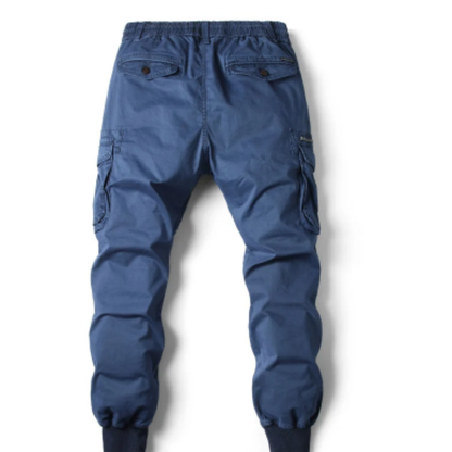 Men's Cargo Pants with Elastic Waistband and Pockets | Perfect for Outdoor Activities