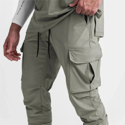 Men's Modern Jogger Cargo Pants with Large Pockets | Perfect for Outdoor Activities