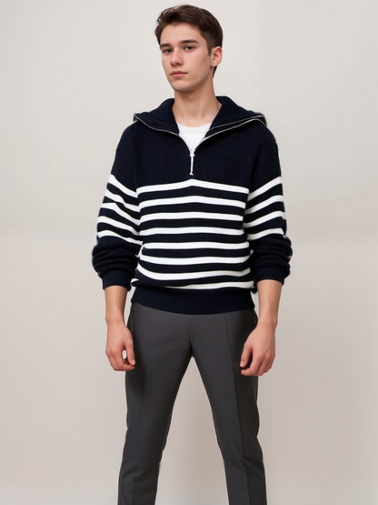 Navy striped, White striped, Gray