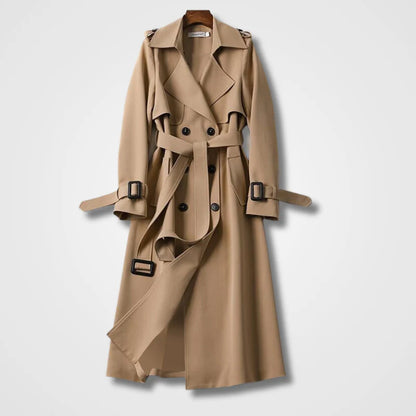 Women's Stylish Trench Coat with Belt | Ideal for Autumn/Winter