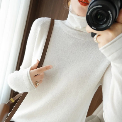 Women's Breathable High-neck Jumper for Women | Ideal for Winter