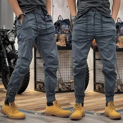 Men's Ultra-Thin Multi-Pocket Cargo Pants with Drawstring Waist | Perfect for Outdoor Activities