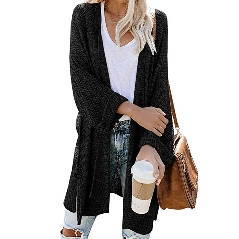Women's Casual Open Front Knitwear Cardigan with Pocket | Ideal for Winter