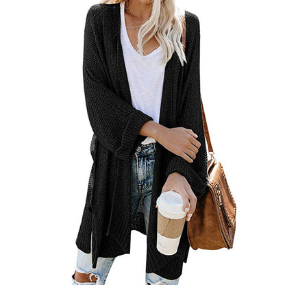 Women's Casual Open Front Knitwear Cardigan with Pocket | Ideal for Winter