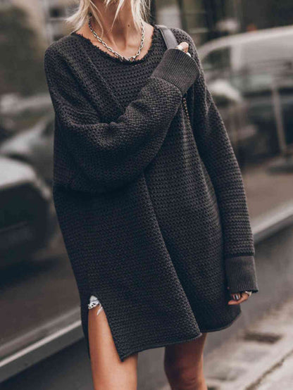 Women's Stylish and Practical Dot Texture Cashmere Jumper | Ideal for Winter