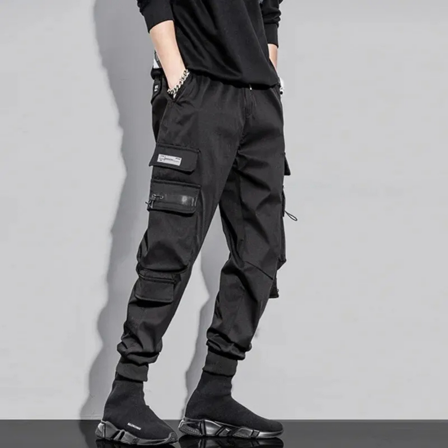 Men's Comfortable Loose Fit Multi-Pocket Cargo Pants | Perfect for Outdoor Activities