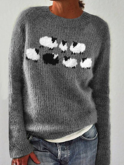 Comfortable Wool Jumper with Long Sleeves for Women | Ideal for Winter