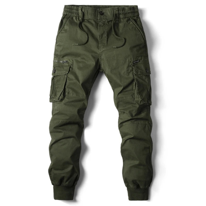 Men's Cargo Pants with Elastic Waistband and Pockets | Perfect for Outdoor Activities