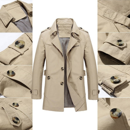 Damian - Trench Coat - Luxury - Tailored Fit - Ideal for Autumn/Winter