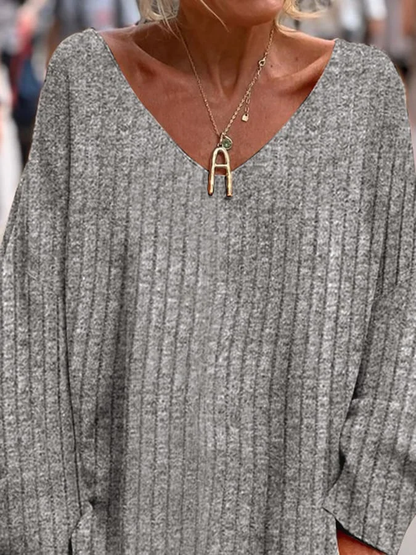 Women's Lightweight Jacquard Design Grey Jumper | Ideal for Winter