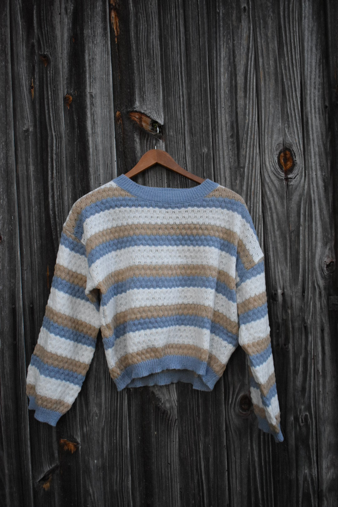 Women's Comfortable Striped Knit Jumper | Ideal for Winter