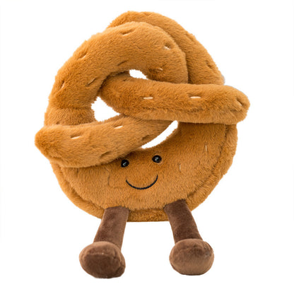 Plush Toy – Soft Pretzel Croissant Design for Cuddling