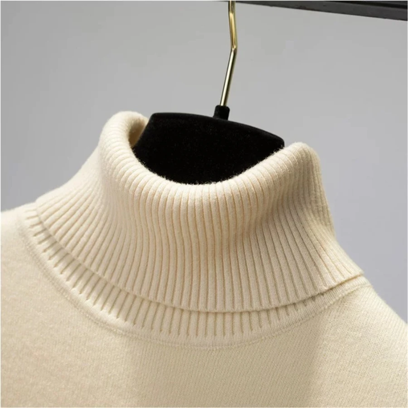 Women's Warm Turtleneck Jumper with Fleece Lining | Ideal for Winter