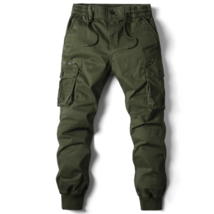 Men's Cargo Pants with Elastic Waistband and Pockets | Perfect for Outdoor Activities