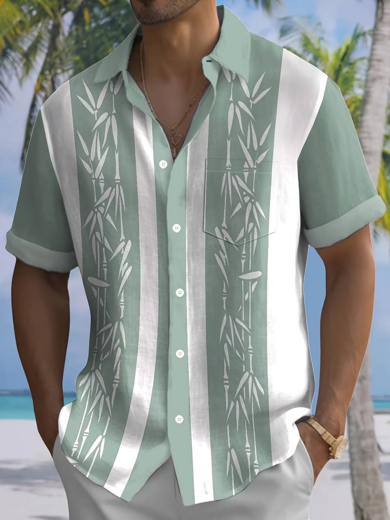 Variant image for Men's Comfortable Bamboo Fiber T Shirt with Classic Cut-17