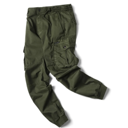 Men's Cargo Pants with Elastic Waistband and Pockets | Perfect for Outdoor Activities