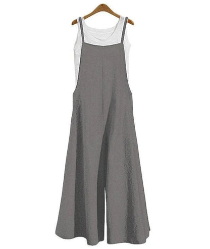 Women's Casual Sleeveless Jumpsuit with Pockets | Ideal for Summer