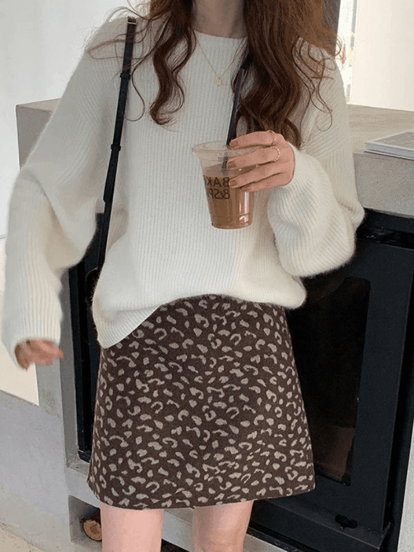 Women's Casual Wide Neck Knit Jumper | Ideal for winter