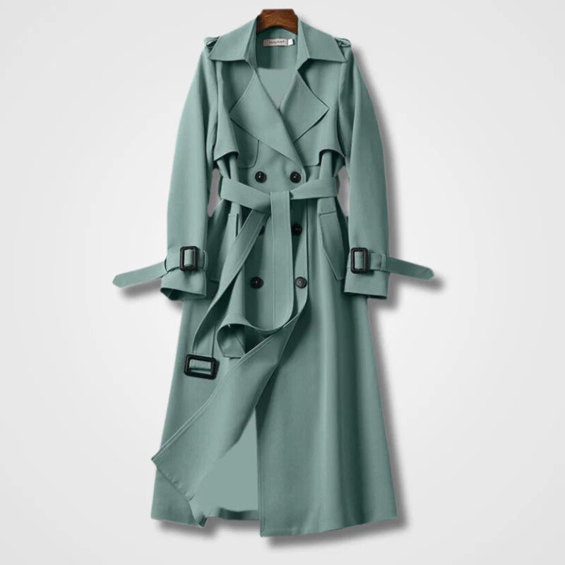 Women's Stylish Trench Coat with Belt | Ideal for Autumn/Winter