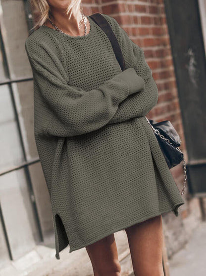 Women's Stylish and Practical Dot Texture Cashmere Jumper | Ideal for Winter