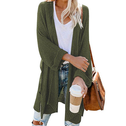 Women's Casual Open Front Knitwear Cardigan with Pocket | Ideal for Winter