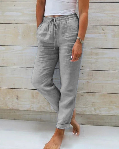 Lindsay - Elegant Casual Trousers - For Women | Comfortable Style