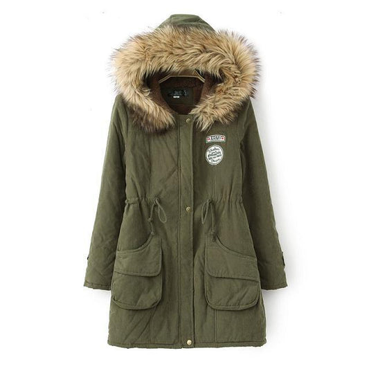 Winter Jacket With Fleece And Vegan Fur Elegant Parka For Women | Ideal for Winter Outdoor Activities