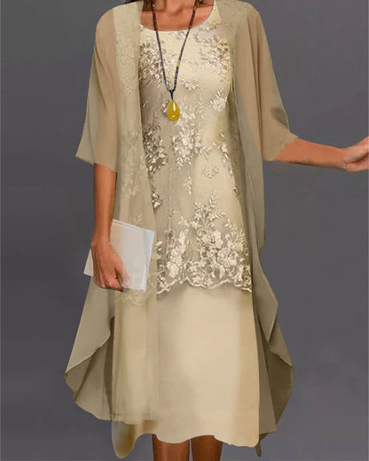 Women's Summer Elegant Chiffon Dress | Ideal for Summer