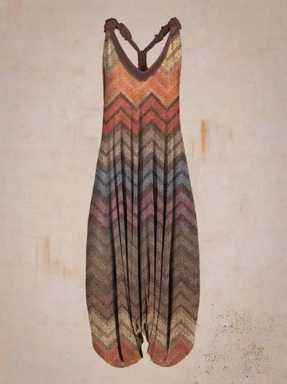 Women's Stylish Boho Sleeveless Jumpsuit | Ideal for summer
