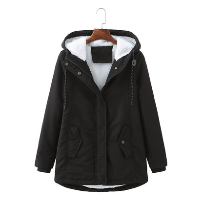 Winter Jacket With Fleece And Capuchon Elegant Parka For Women | Ideal for Winter