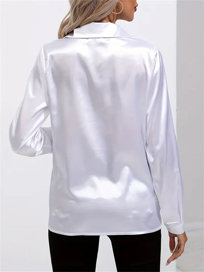Women's Casual Chic Cotton Shirt with Relaxed Fit