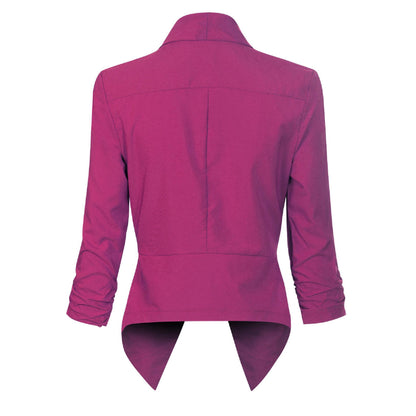 Women's Thin Blazer with Open Front