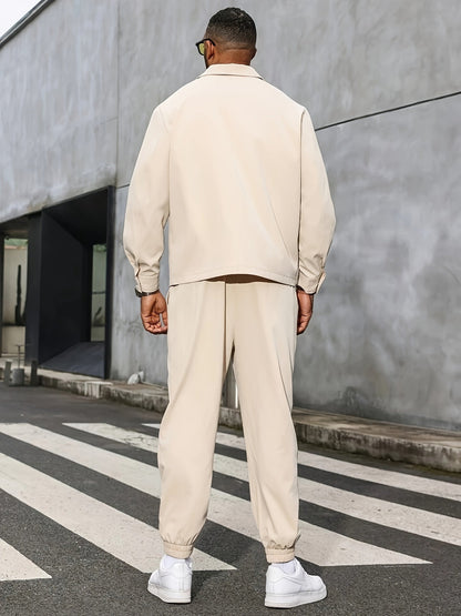 Men's Stylish Cardigan Jacket & Joggers Tracksuit Set | Perfect for Everyday Wear