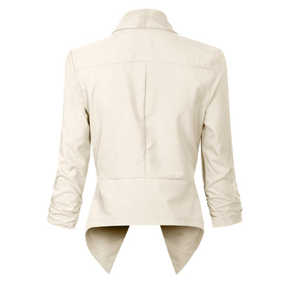 Women's Thin Blazer with Open Front