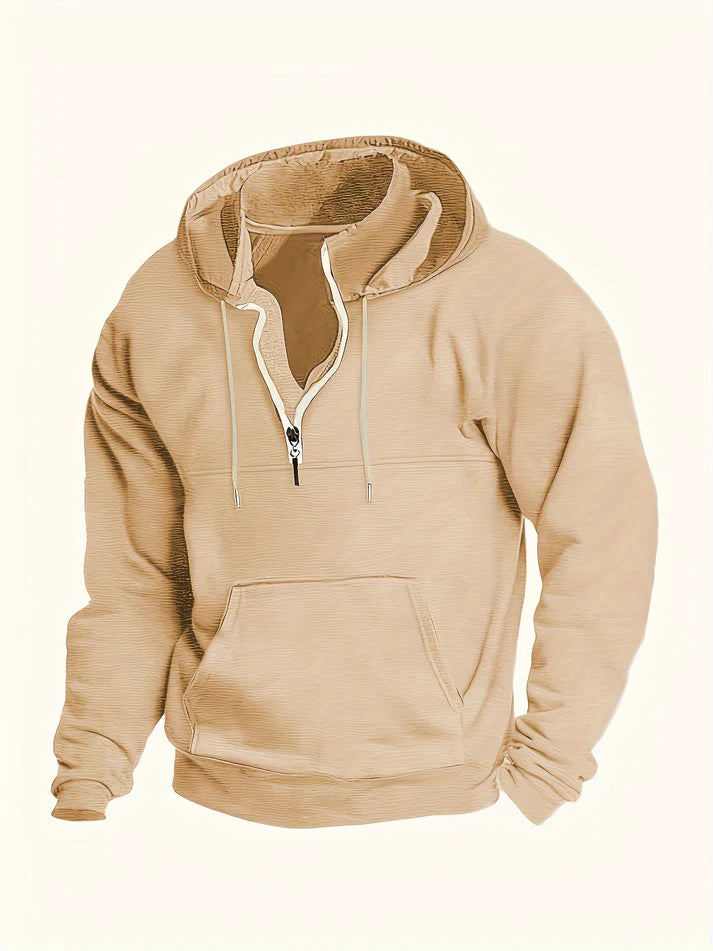 Men's Stylish Chic Design Quarter Zip Sweater | Ideal for Autumn/Winter