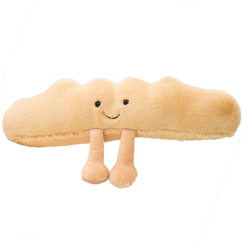 Plush Toy – Soft Pretzel Croissant Design for Cuddling
