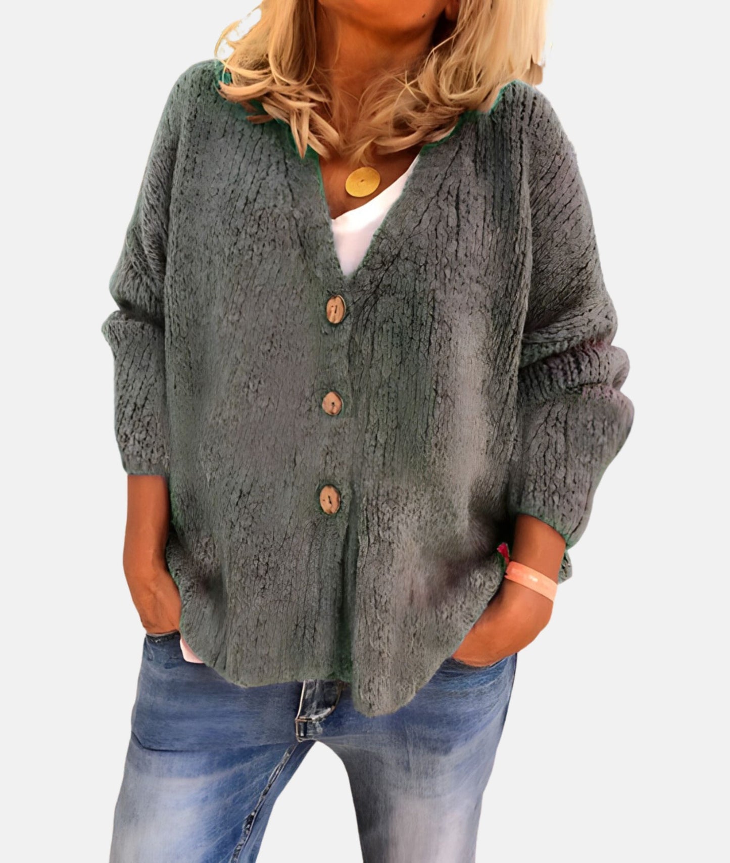 Jean - Cardigan - Classic - Timeless Style - Ideal for Autumn