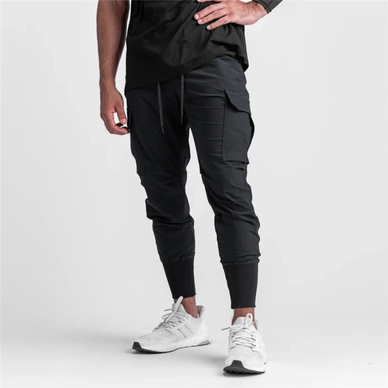 Men's Modern Jogger Cargo Pants with Large Pockets | Perfect for Outdoor Activities