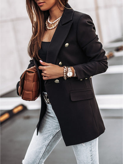 Women's Blazer with Button Details