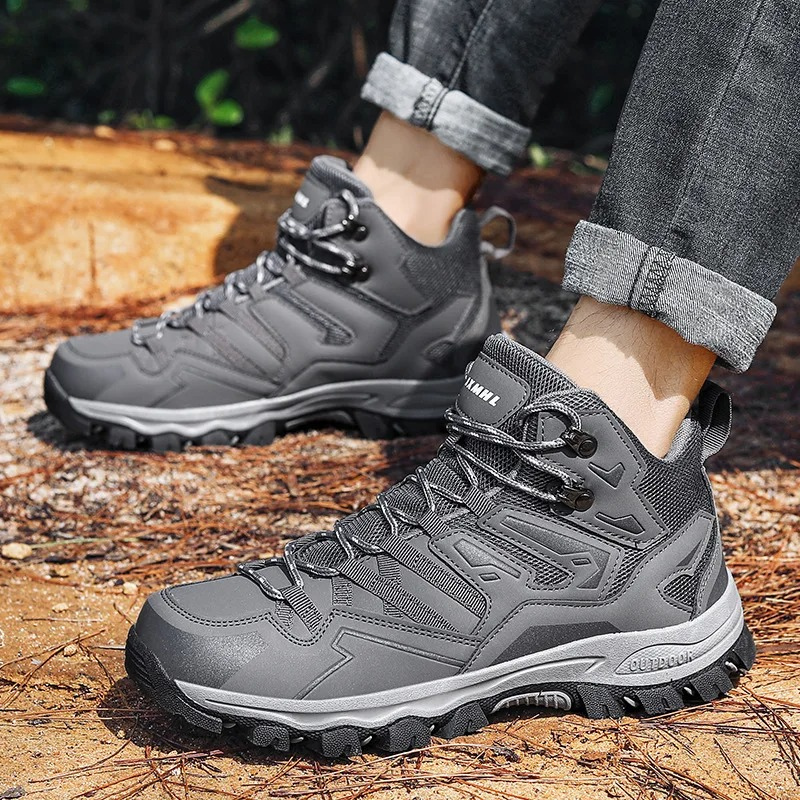 Men's Waterproof Lace Up Hiking Shoes  | Ideal for Winter