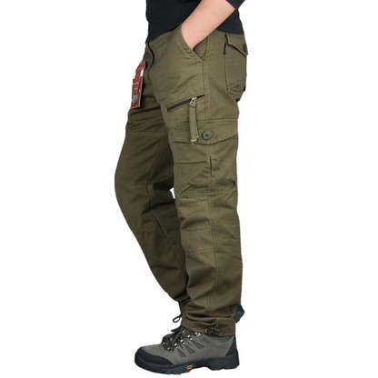 Men's Plus Size Tactical Cargo Pants with Stretch Waist | Perfect for Outdoor Activities