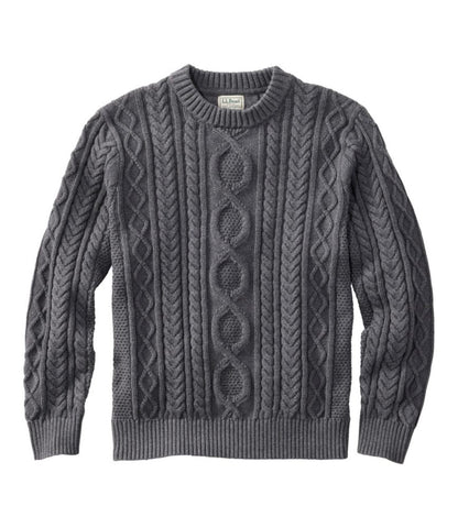 Men's Heritage Soft Cotton Cashmere Crewneck Jumper | Ideal for Winter