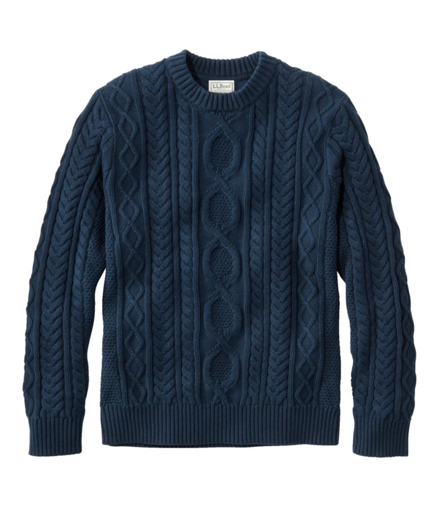 Men's Heritage Soft Cotton Cashmere Crewneck Jumper | Ideal for Winter