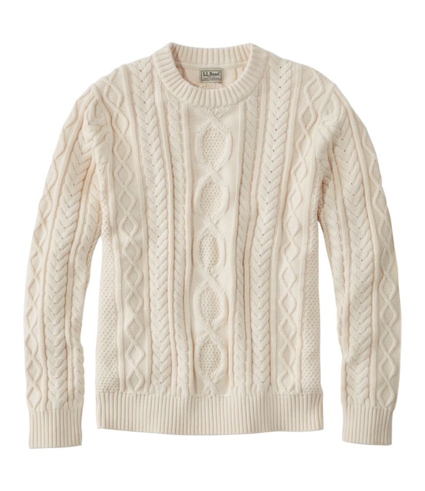 Men's Heritage Soft Cotton Cashmere Crewneck Jumper | Ideal for Winter