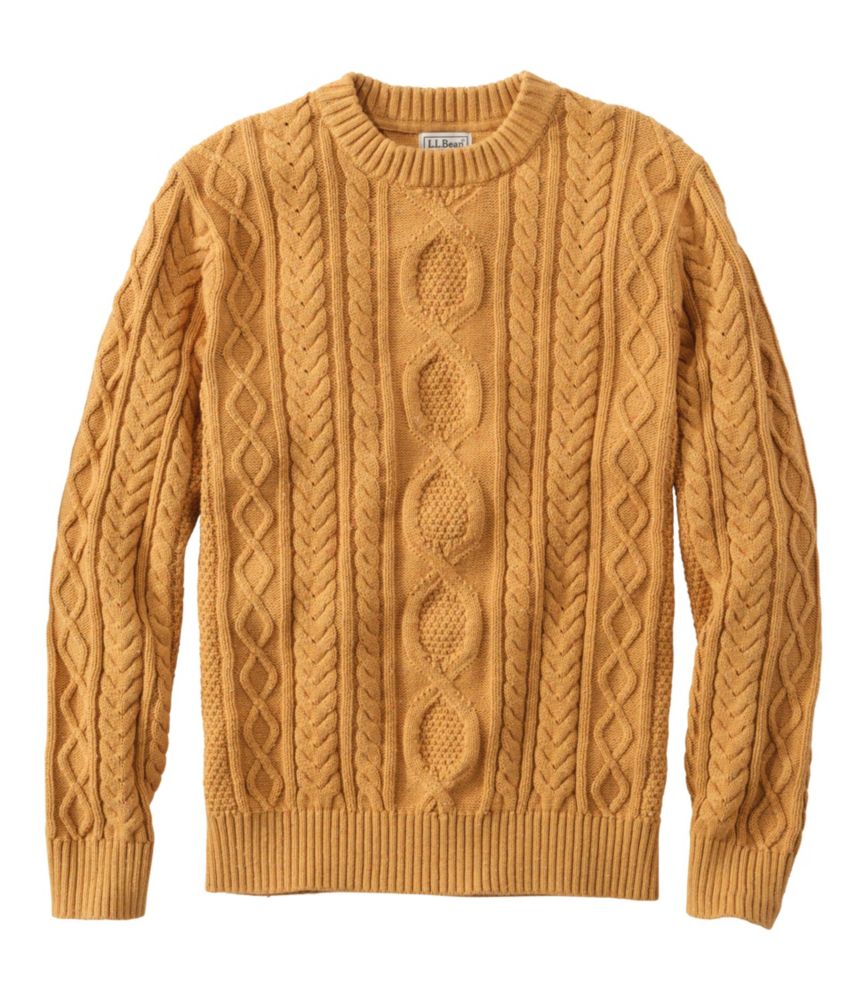 Men's Heritage Soft Cotton Cashmere Crewneck Jumper | Ideal for Winter