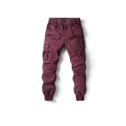 Men's Cargo Pants with Elastic Waistband and Pockets | Perfect for Outdoor Activities