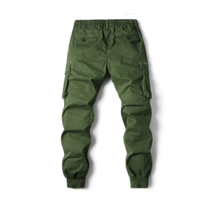 Men's Cargo Pants with Elastic Waistband and Pockets | Perfect for Outdoor Activities