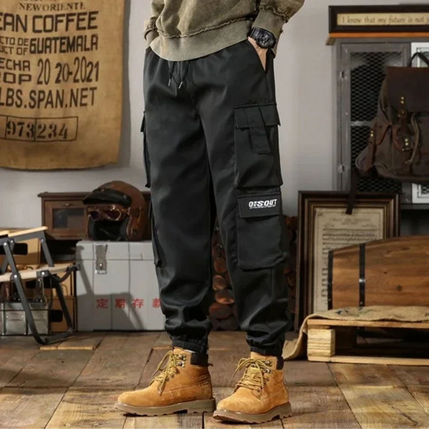 Men's Baggy Cargo Trousers | Perfect for Casual Days