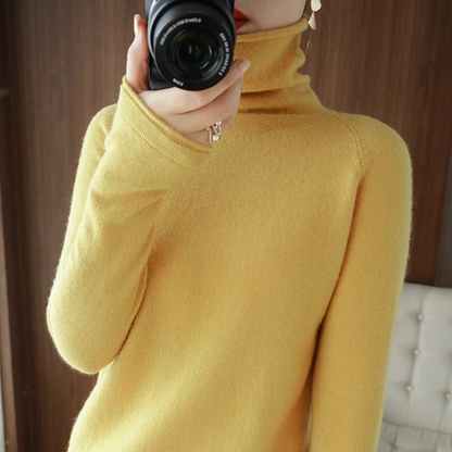 Women's Breathable High-neck Jumper for Women | Ideal for Winter