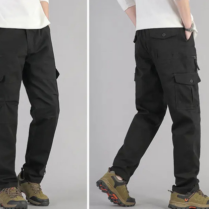 Men's Plus Size Tactical Cargo Pants with Stretch Waist | Perfect for Outdoor Activities